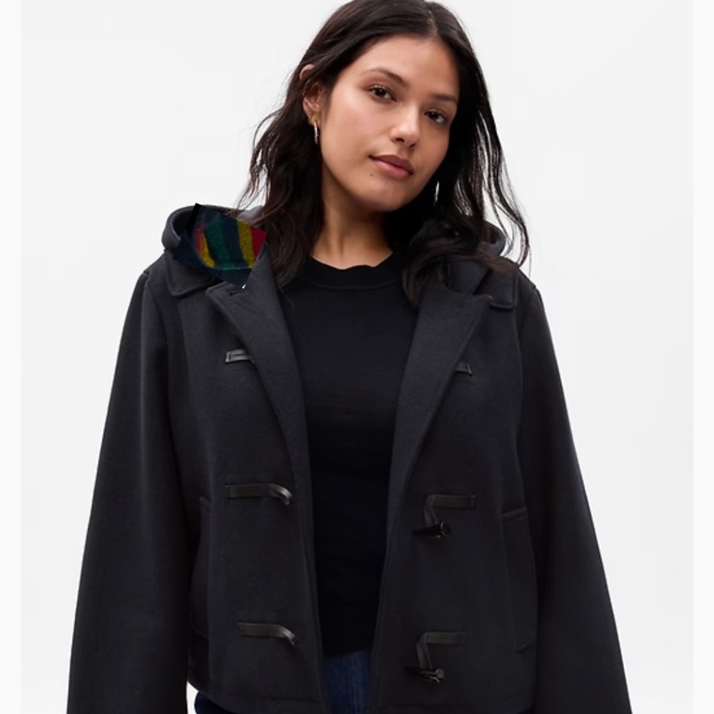 Vintage Braetan Wool Blend Duffel Coat